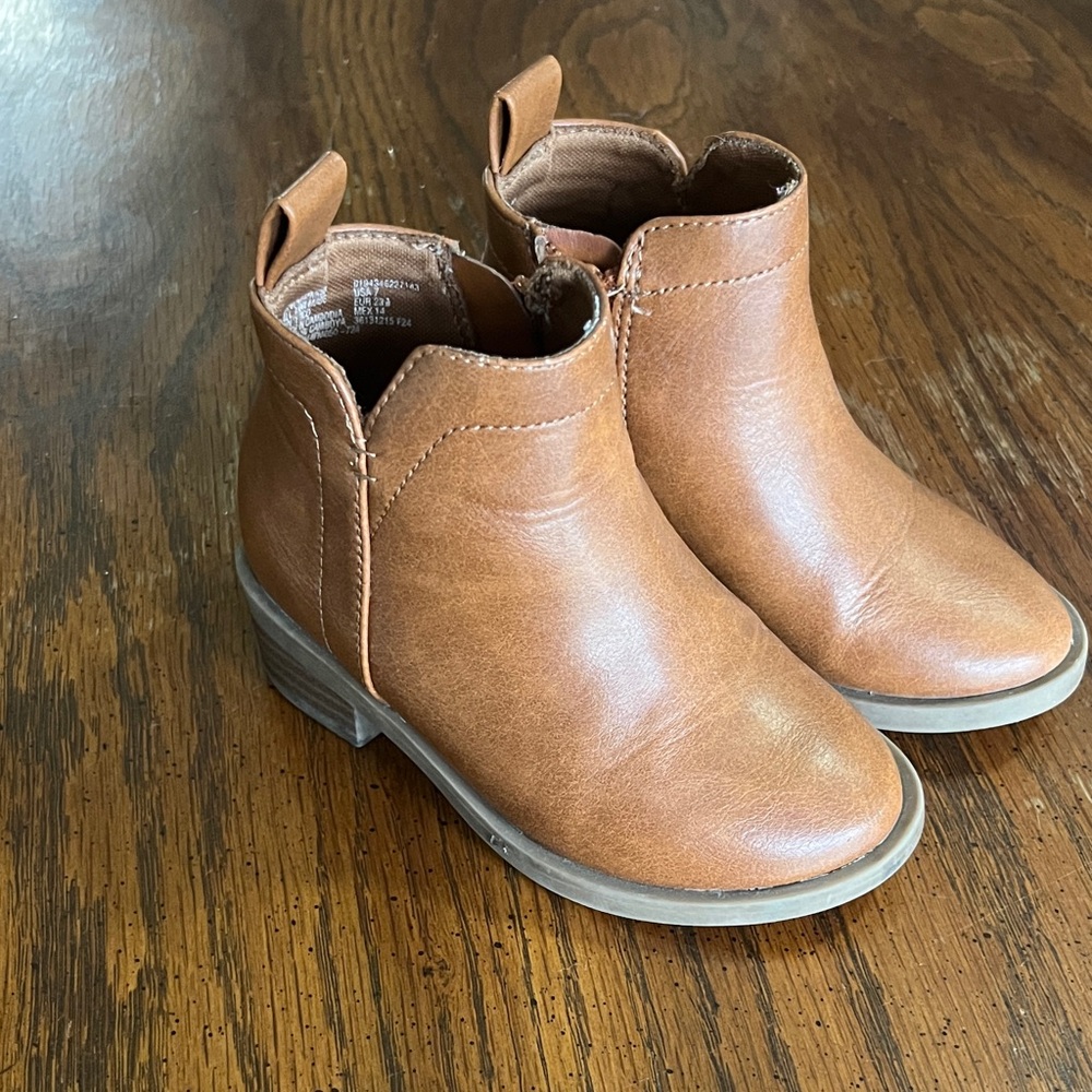 Toddler Girls Brown Ankle Boots size toddler 7